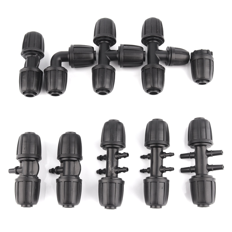 2pcs New 16mm LDPE Pipe Connec - Farming Pipe For Agriculture 评论和价格