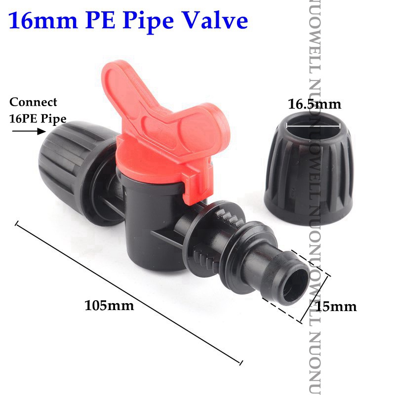 2pcs New 16mm LDPE Pipe Connec - Farming Pipe For Agriculture 评论和价格
