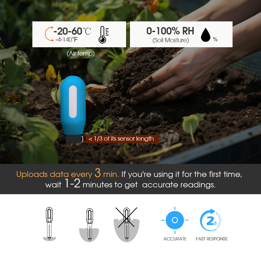 Smart Zigbee Soil Sensor for H - Soil Moisture Sensor 评论和价格