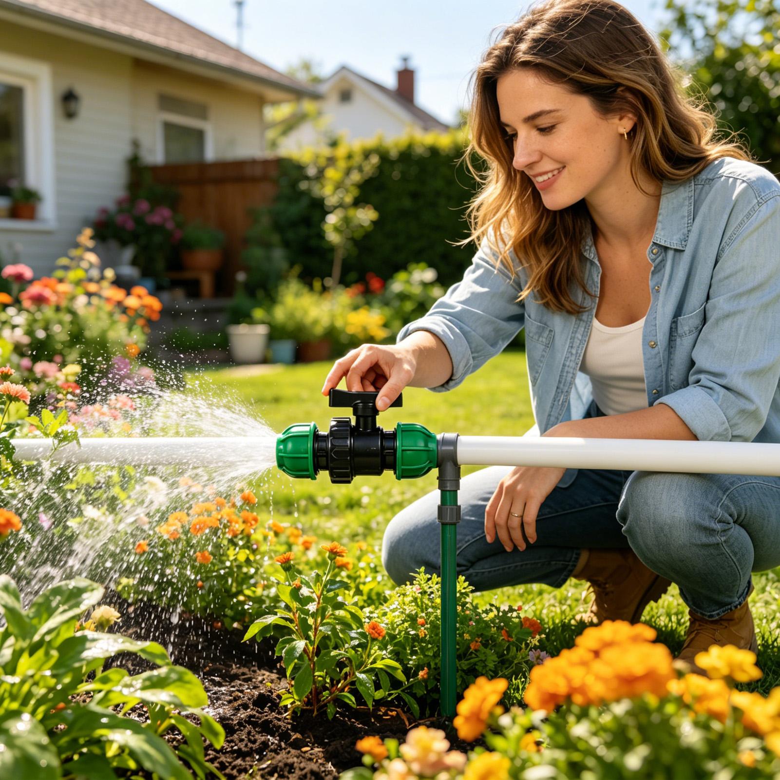 Garden Hose Shut Off Valve 25  - Farming Pipe For Agriculture 评论和价格