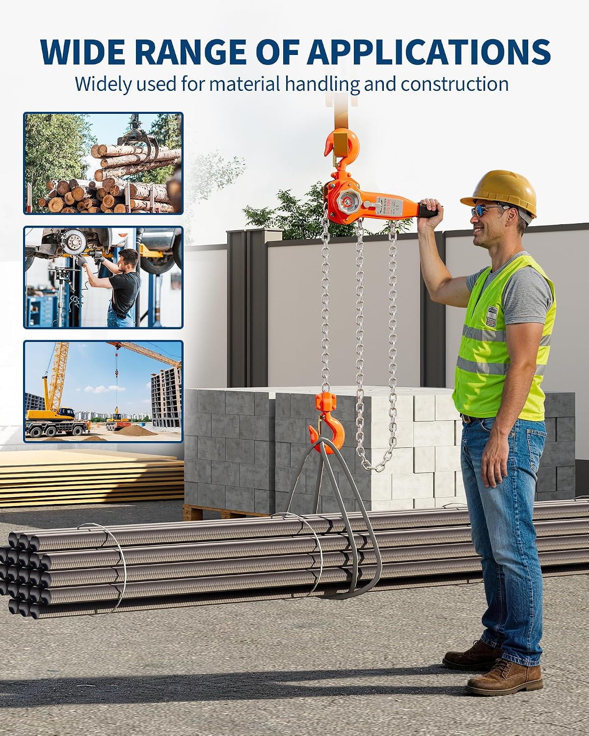 Manual Lever Chain Hoist with  - Farming Jobs 评论和价格
