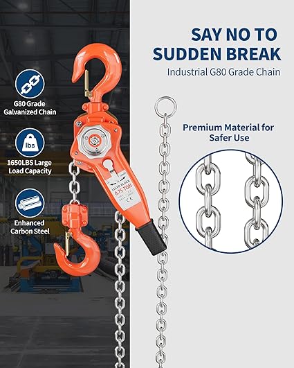 Manual Lever Chain Hoist with  - Farming Jobs 评论和价格