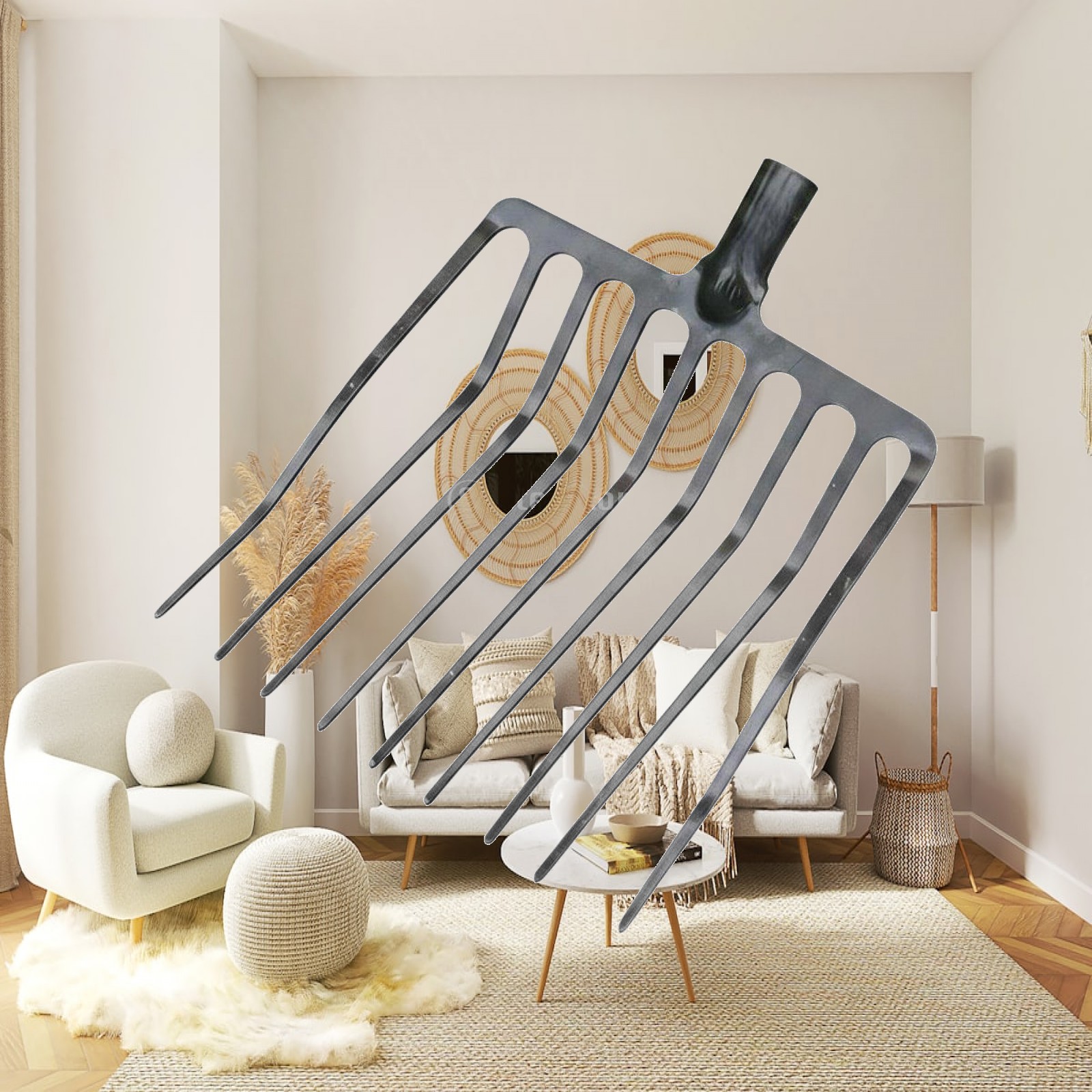 Single Piece Agricultural Fork - Agriculture Farming Tool 评论和价格